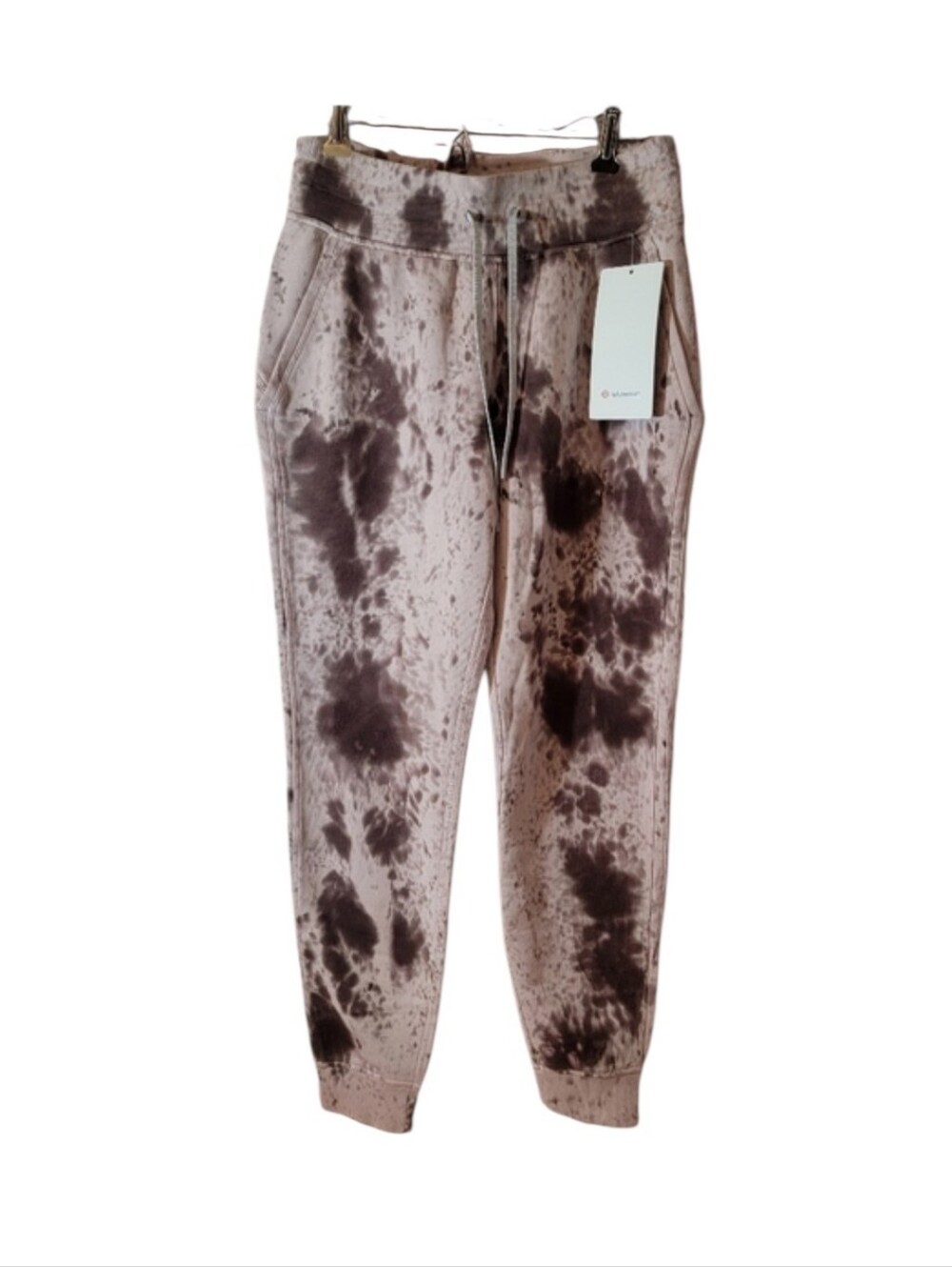 Nwt LULULEMON Warm Down Marble Dye Joggers Womens Size 4 Has Pockets